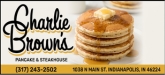 Charlie Browns Pancake & Steak House Sponsorship Banner