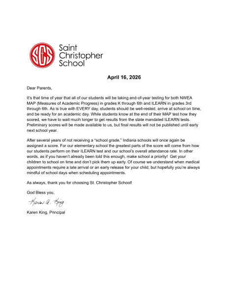 Newsletter 4.16.26